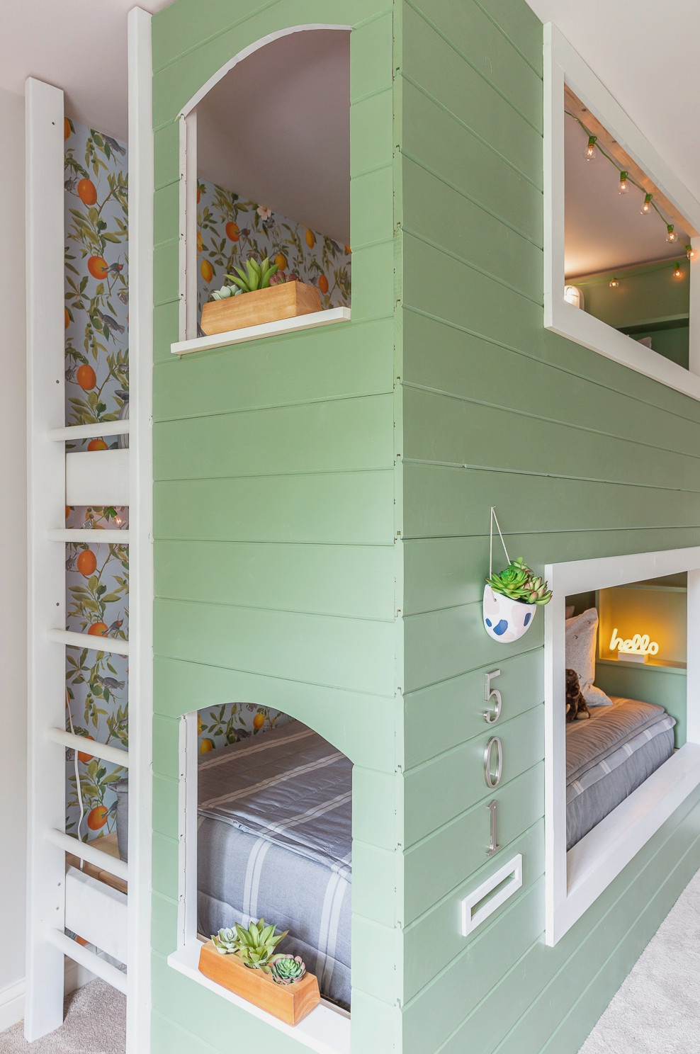 How to make a built-in bunk bed for kids