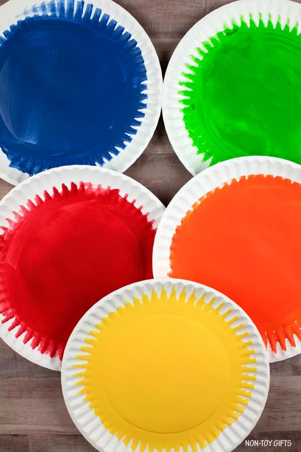 painted paper plates