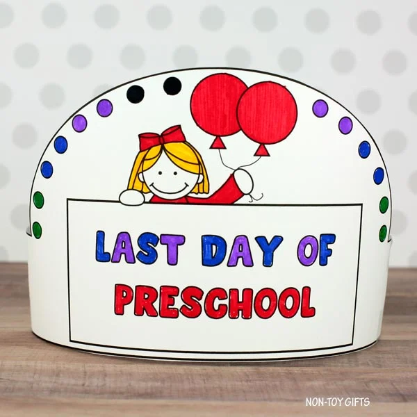 last day of preschool girl crown