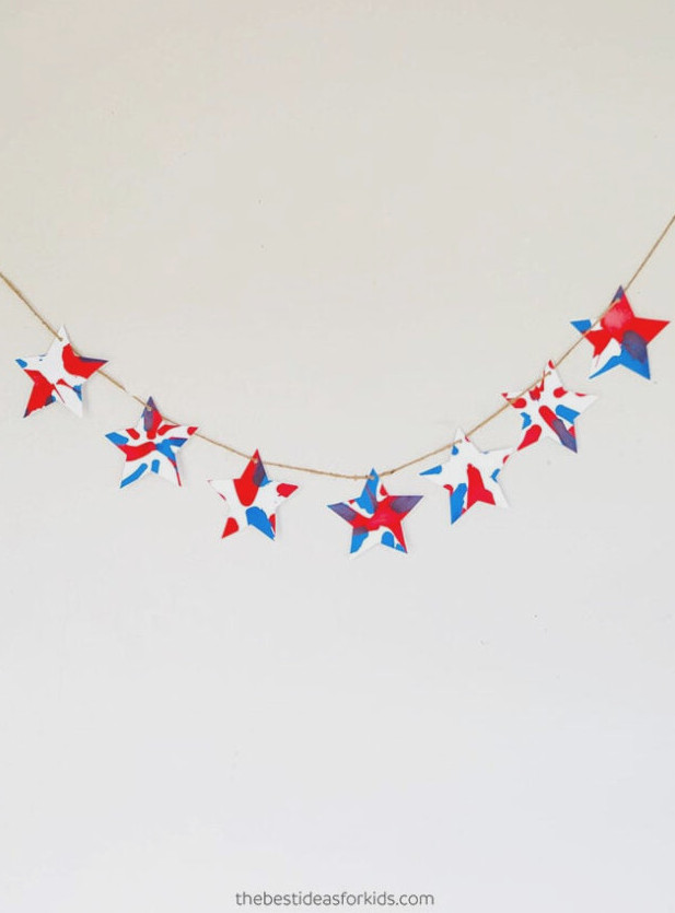 Make a star banner craft
