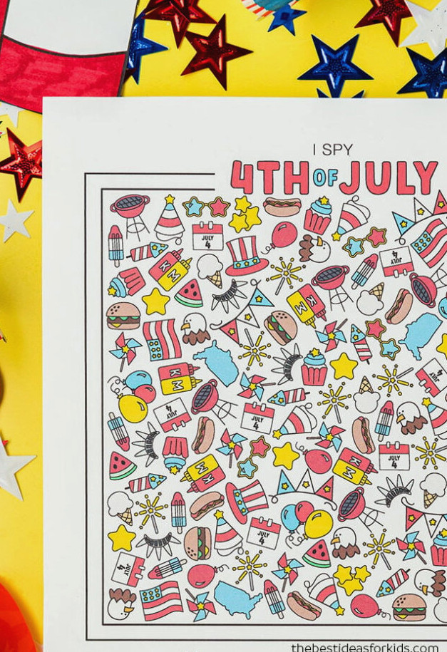I Spy 4th of July Printables
