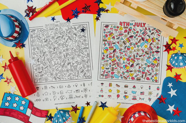Printable 4th of July I Spy