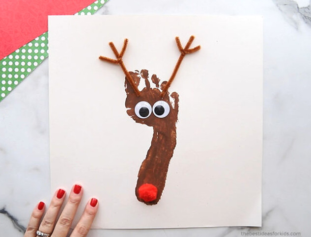 Attach Pipe Cleaner to Reindeer