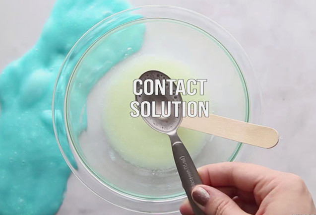 Contact Solution Glow in the Dark Slime