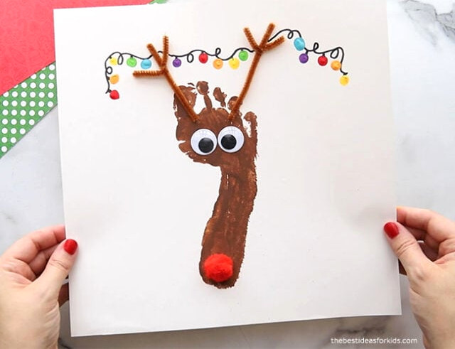 Fingerprint Light Reindeer Footprint
