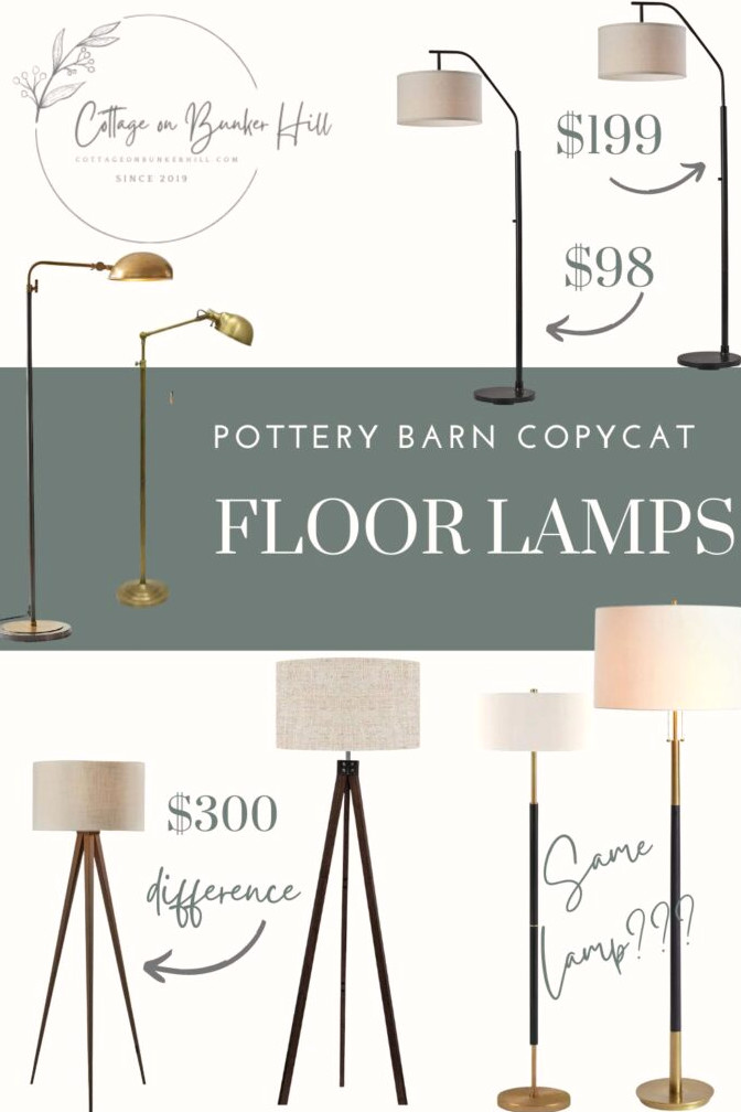 pottery barn copycat lamp graphic