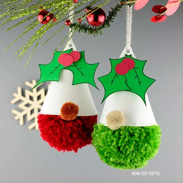 easy gnome ornaments for kids to make