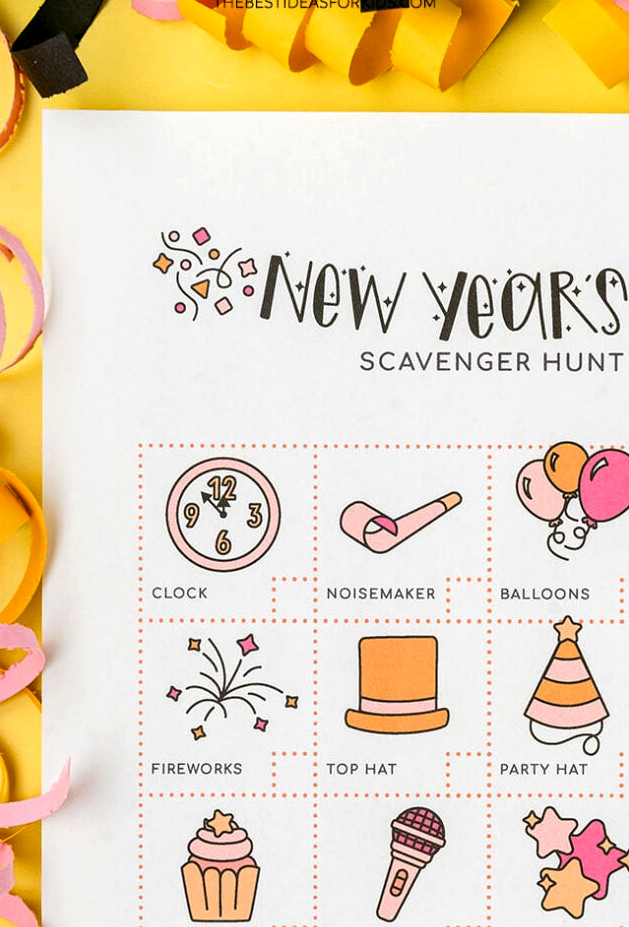 New Years Scavenger Hunt