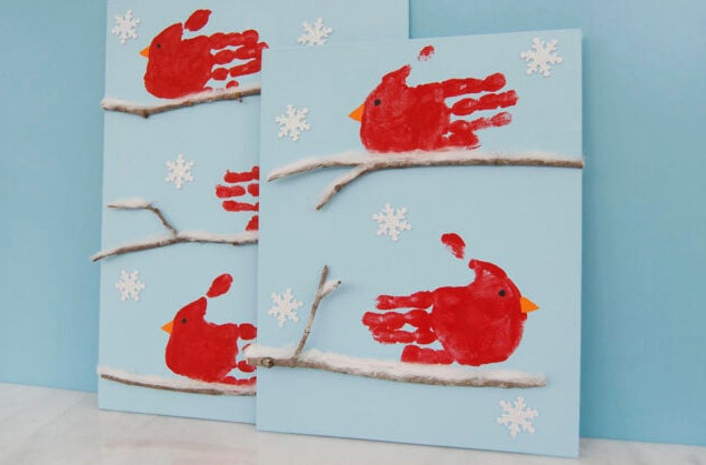 Handprint Cardinal Craft cover
