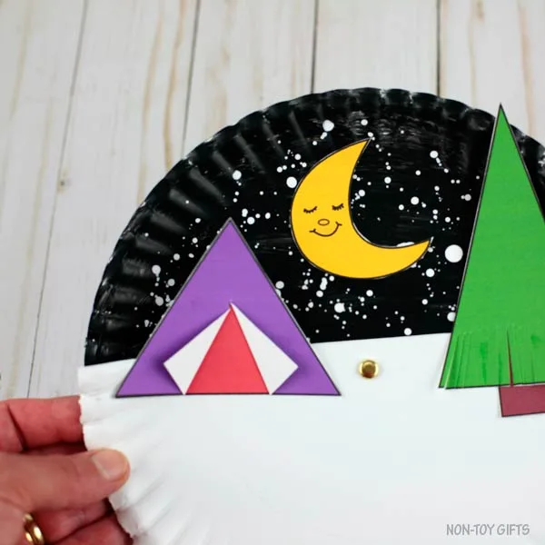 Summer camping craft for kids