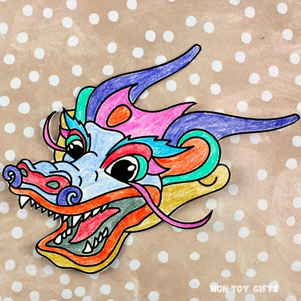 color the head
