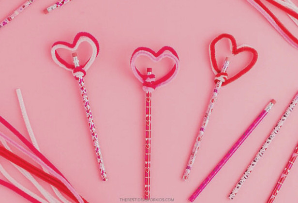 Form Heart Shape from Pipe Cleaners