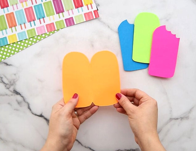 Cut out Popsicle Cards