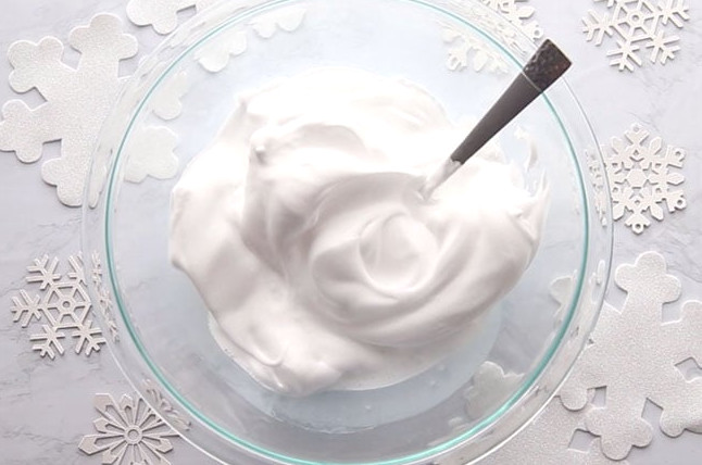 Mix Shaving Cream into Snow Slime