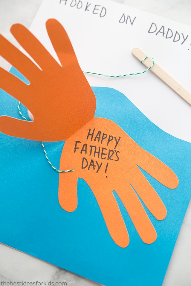 Fish Handprint Card Craft