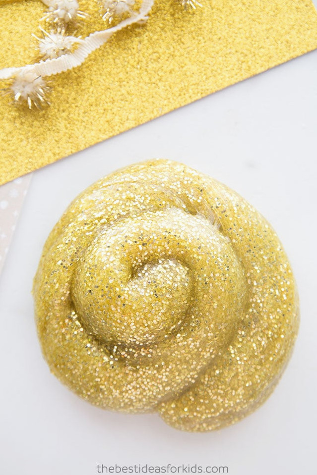 Glitter Gold Slime