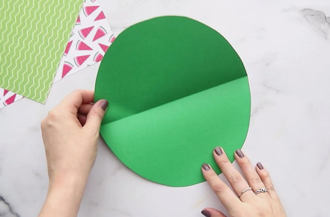 Watermelon Card Opens Up