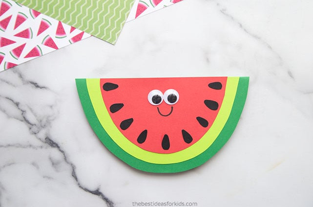 Watermelon Craft Card