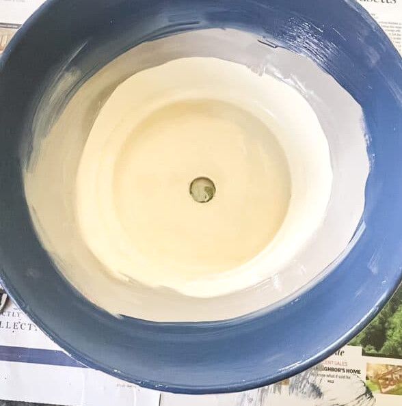 painting terra cotta planter