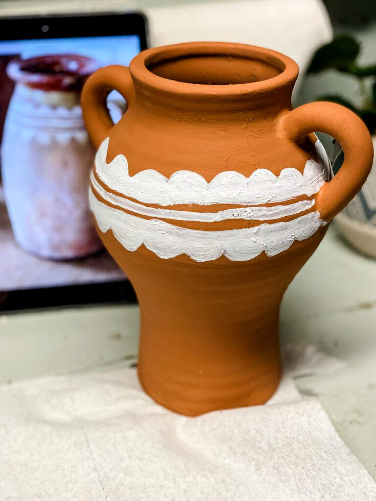rustic pottery looking vase