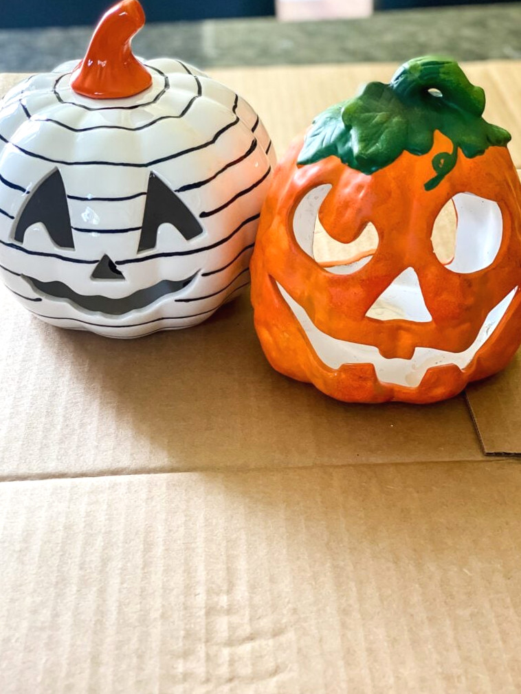 ceramic pumpkins