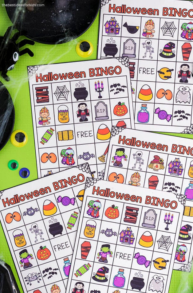 Free Printable Halloween Bingo Cards