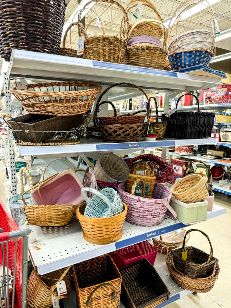 thirft store baskets