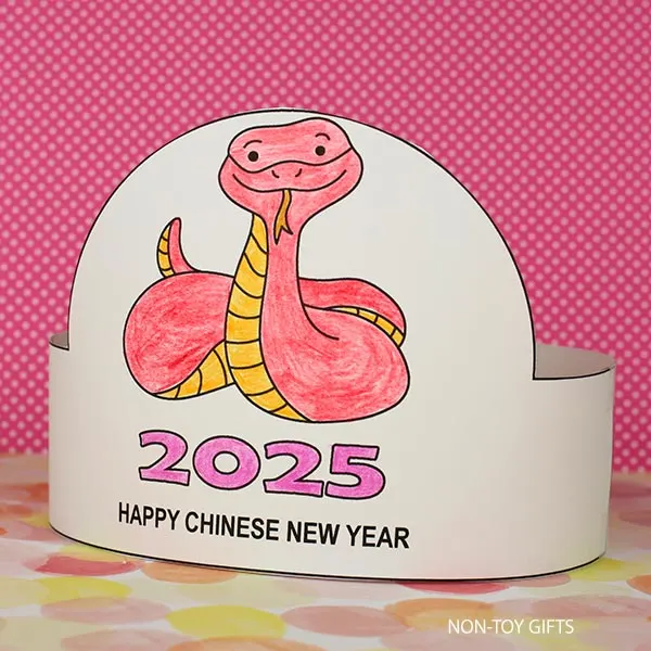 2025 year of the snake craft for preschool