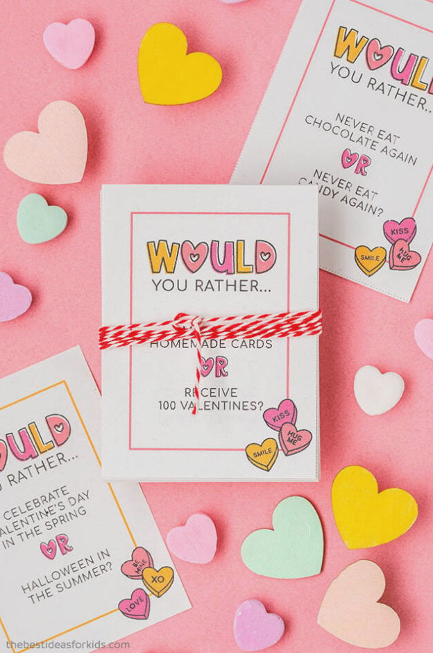 Would You Rather Valentine Cards