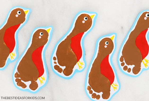 Bird Footprint Art
