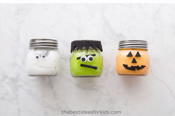 Jars of Halloween Slime