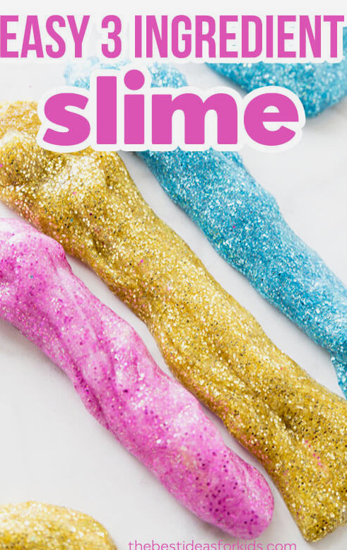 Making slime with contact solution