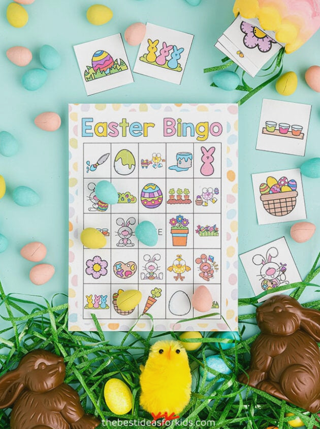 Printable Easter Bingo Cards for Free