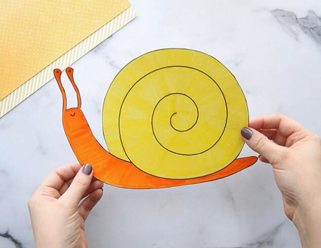 Cut out Snail Template