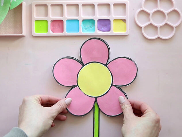 Attach Flower on Top