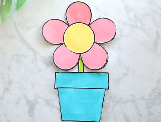 Attach the Flower Pot on Top