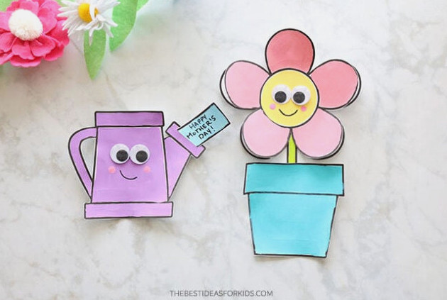 Watering Can and Flower Project for Children