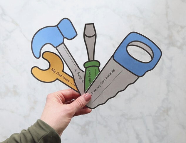 Cut out the printable tools