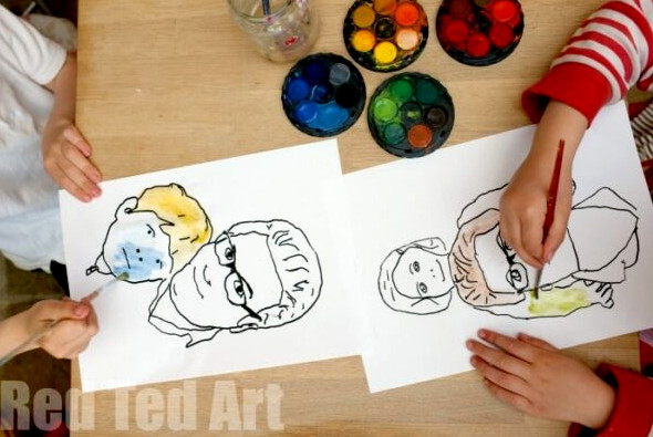 DIY Pop Art Project - painting