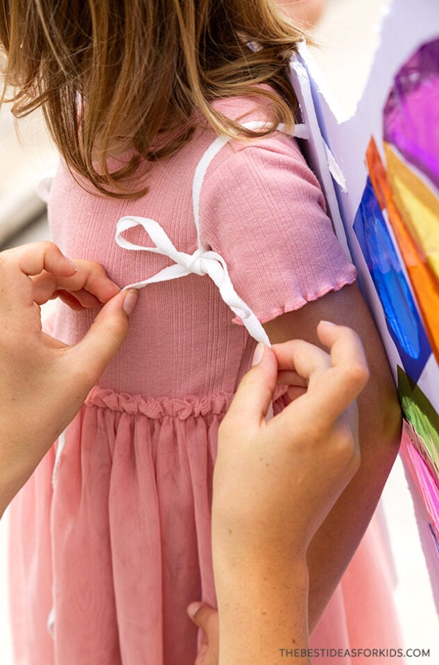 tie on butterfly wings