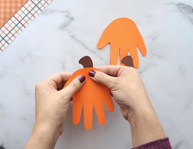 Attach Stem to Card Back