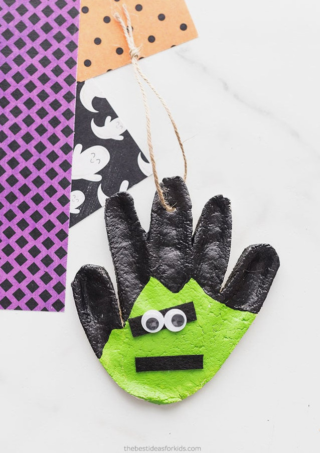 Frankenstein Salt Dough Ornament