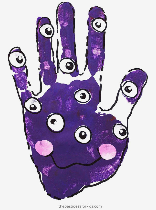 Monster Handprint