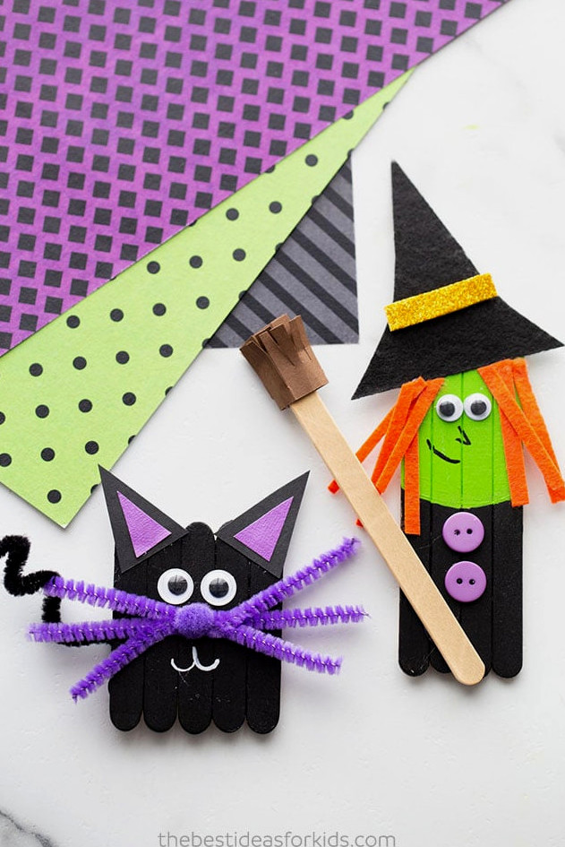 Popsicle Stick Witch Project