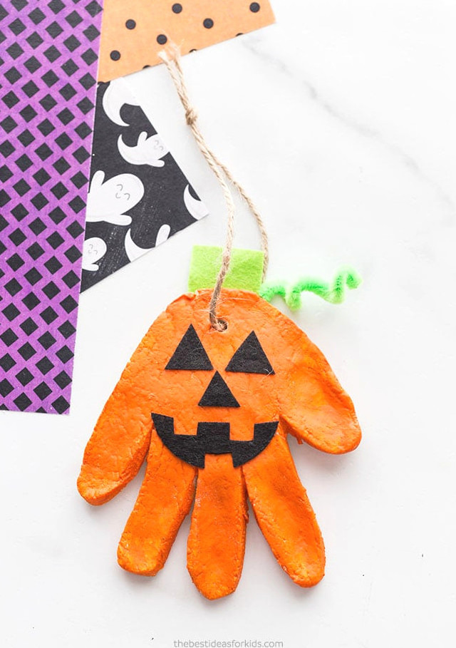 Pumpkin Salt Dough Ornament