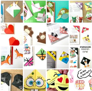 Some of the best Corner Bookmark designs ever. LOVE LOVE LOVE!