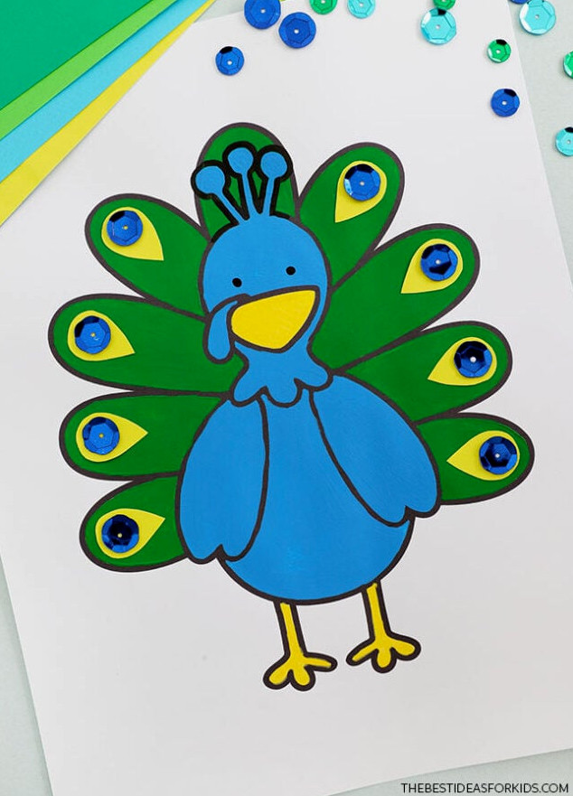 How to Create a Peacock Turkey Disguise
