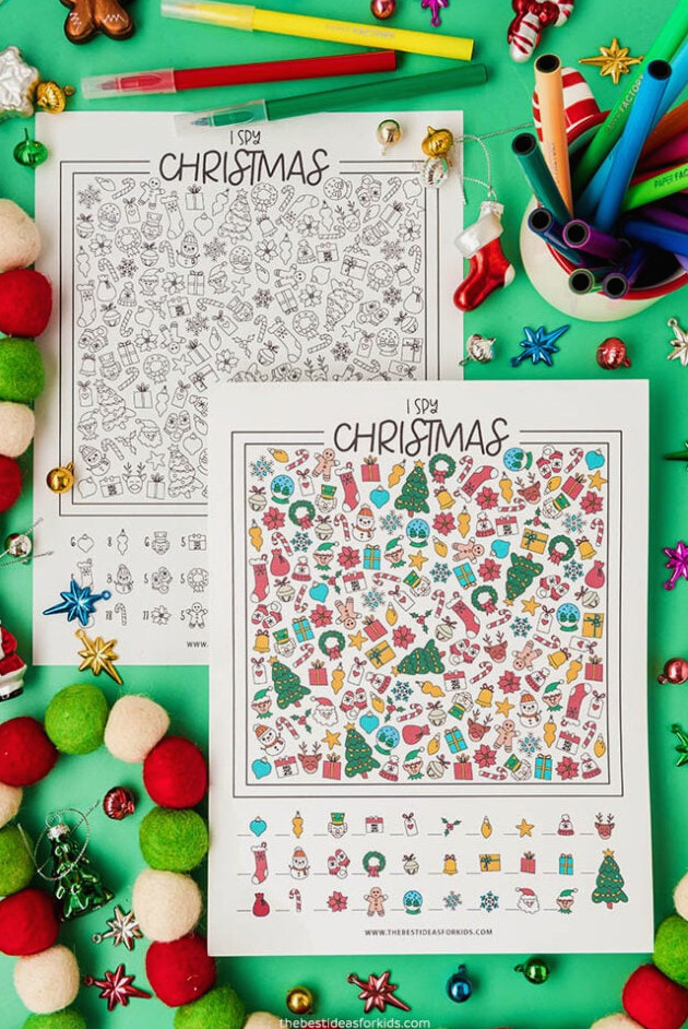 I Spy Christmas Printable