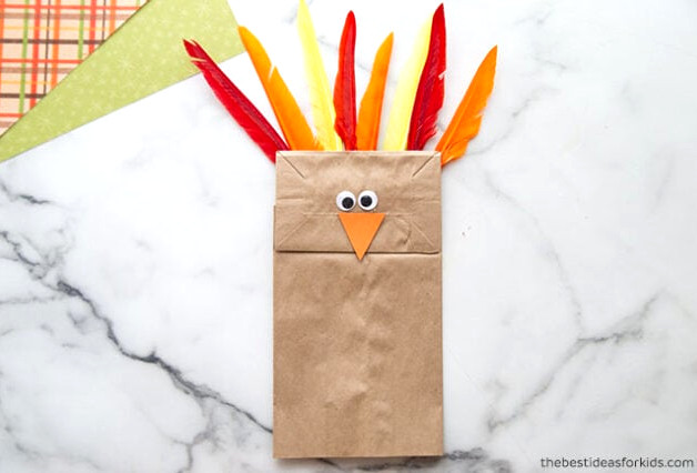 Paper Bag Turkey Project for Children