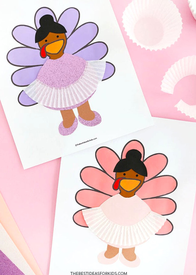 Printable Ballerina Disguise a Turkey